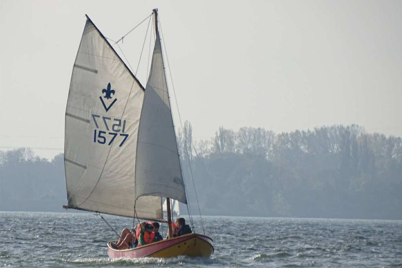 Feat met zeeverkenners richting Hooft