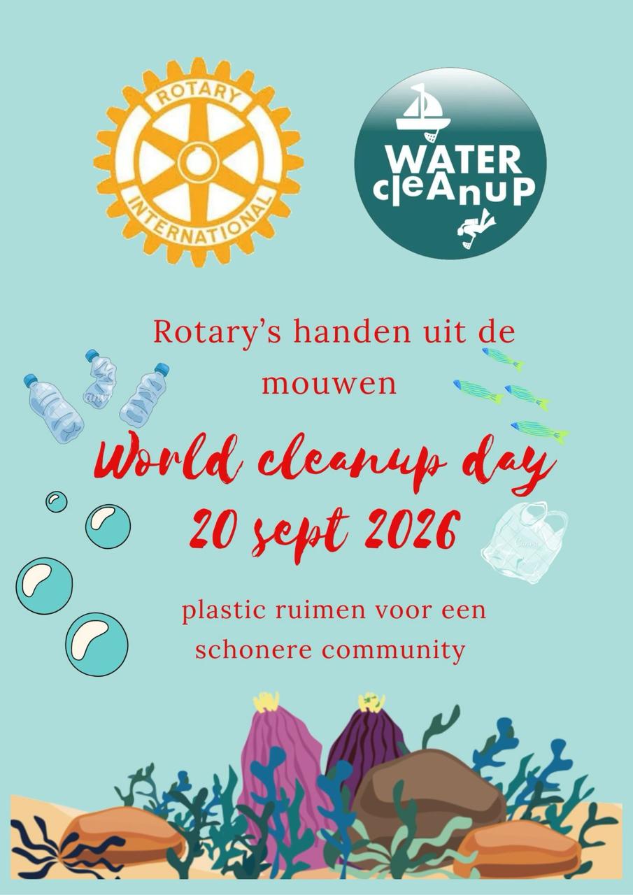 20 september 2026 Opruimactie met Rotary Bussum!